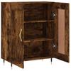 Sideboard Geräucherte Eiche 69,5 x 34 x 90 cm Holzwerkstoff