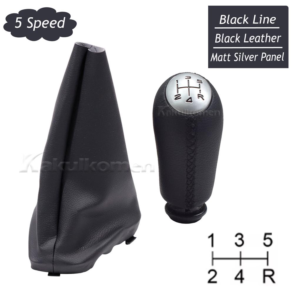 969356242r Manual 5 6 Speed Gear Shift Knob With Dust Cover Leather Gaiter Boot For Renault R Logan II 13-22 Sandero II 13-19