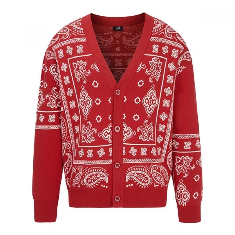 The North Face Men S paiSley Cardigan Red nj5Sr55b