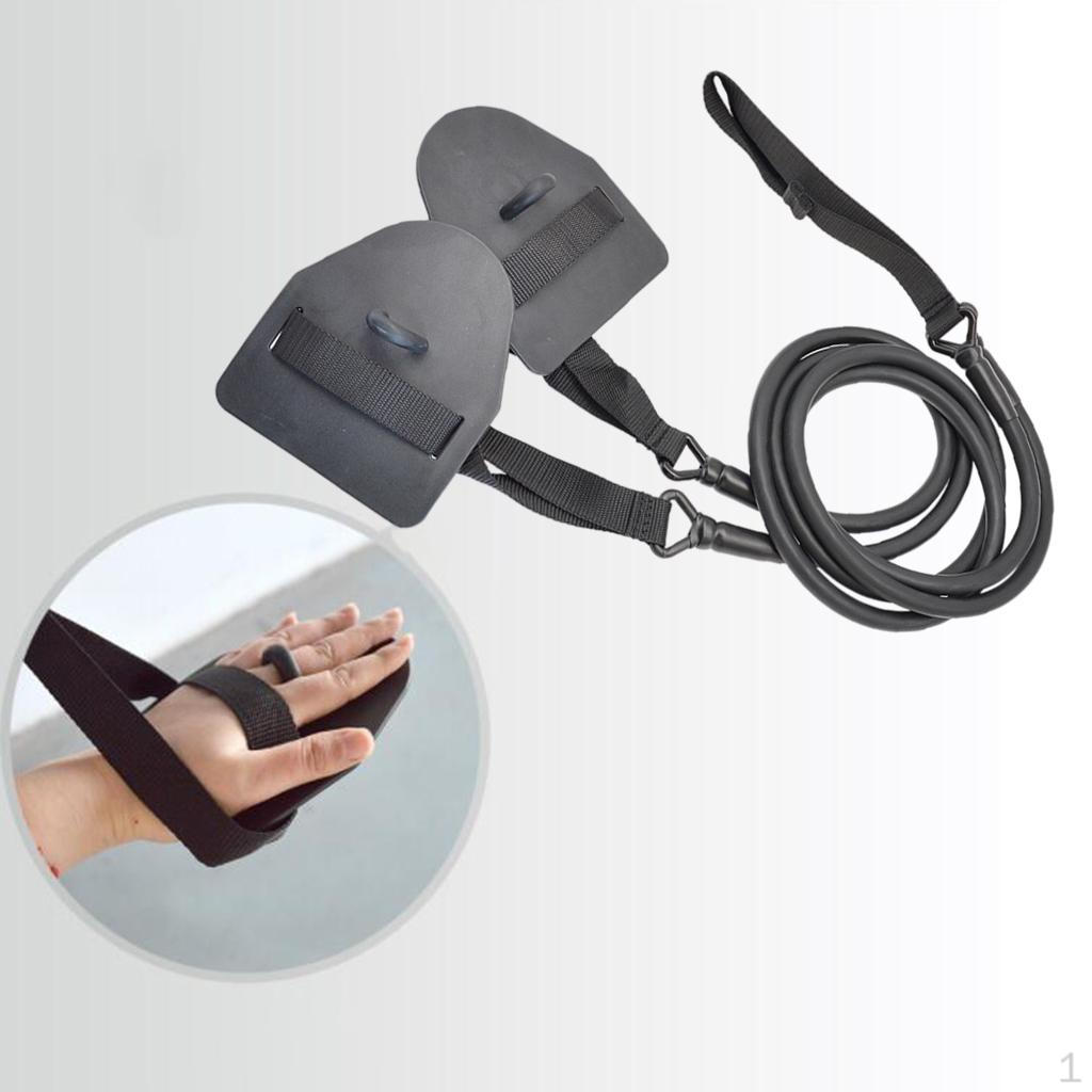 Плавание Мышцы рук Тренировка Эластичная лента Профессиональные эспандеры чёрный