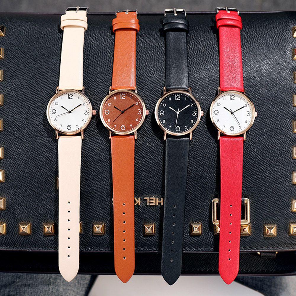 Gift Simple Style Leather Belt Watches Quartz Watch Women Watch Quartz WristWatch Casual Exquisite