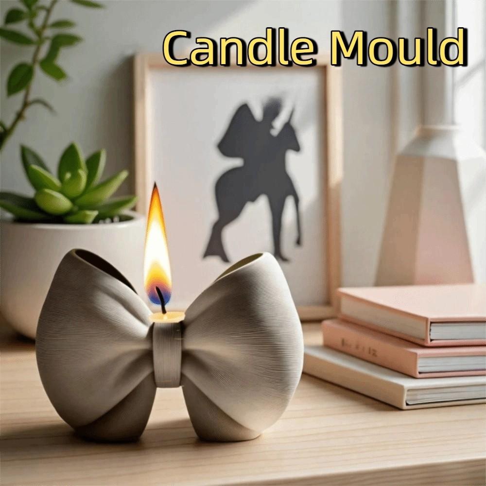 Soft Bow Candle Mold Silicone Aromatherapy Mold Decorative Vase Mold  Gift Making