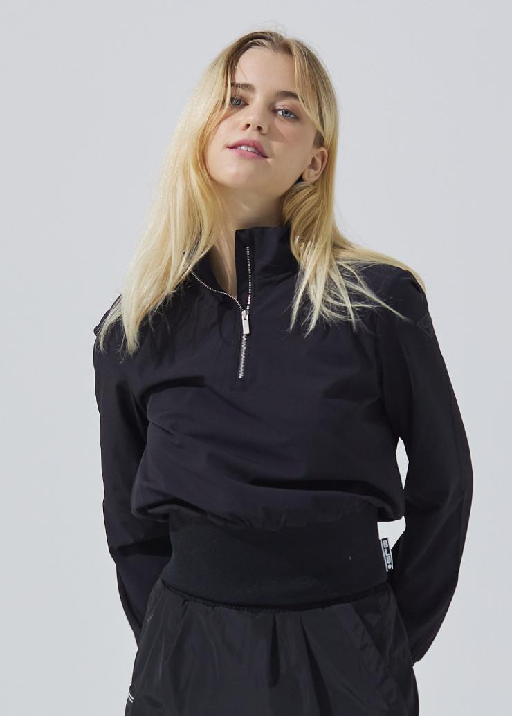 Blue Dot Half-Zip Sports Blouse_Bk 85