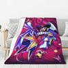 Custom Helluva Boss Black Humor Animated Musical Film Blanket Warm Fleece Soft Flannel Throw Blankets for Bedding Outdoor Autumn