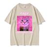 Ironic Meme Cat Rage Consumes Me Tshirts Unisex Women Clothing Funny Vintage Classic Short Sleeve Tshirt Casual Oversized T Shirt