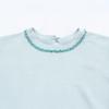 European and American Style, New Women's Clothing, Fashionable and Versatile Cross-border French Crew Neck Solid Color Jewelry Knitted Sweater