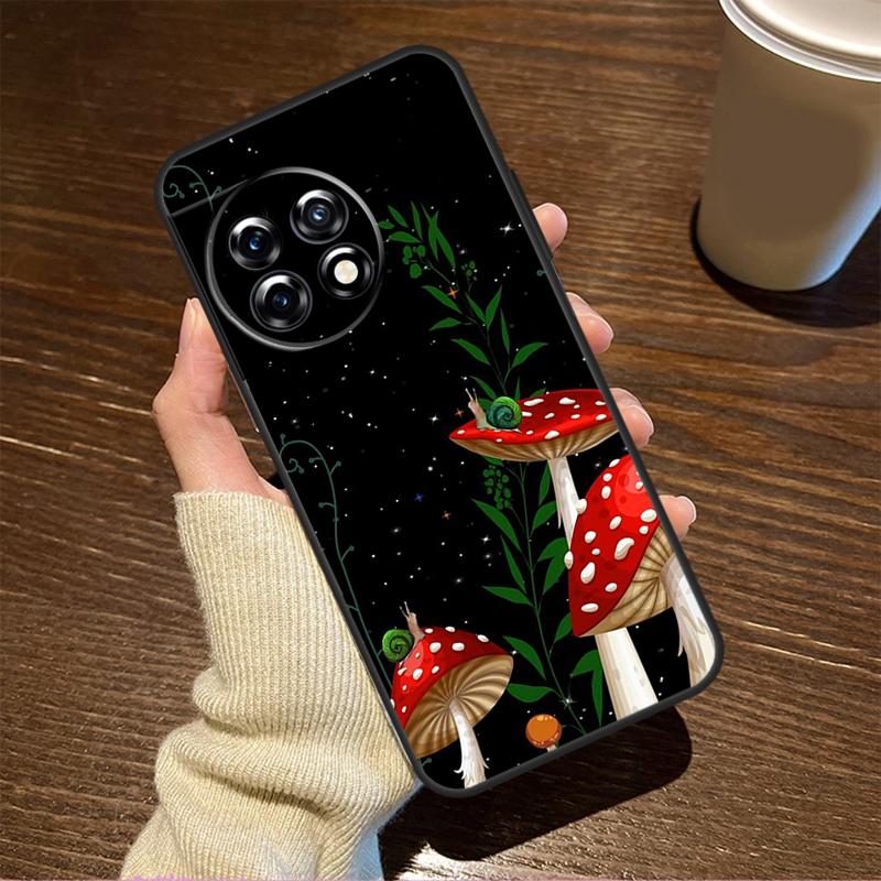 Mushroom Moon Shroom Farmer Case For OnePlus 13T 10T 8T 10R 13R 15 R 13 12 11 9 10 Pro Nord CE 5 2 3 4 Lite N20 N30 Cover