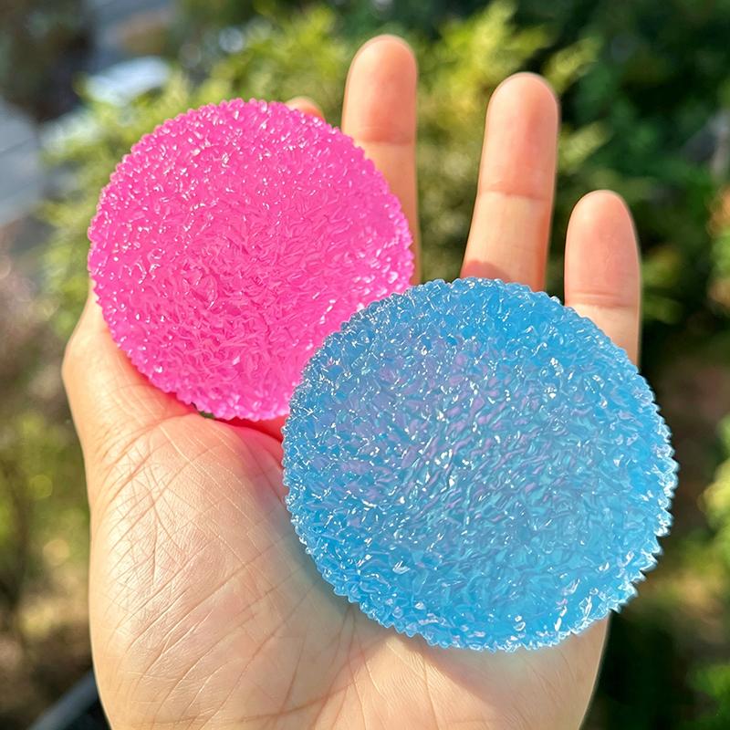 Multi-color Maltose Ice Ball Fidgets Toy Super Soft Pink Hi Slow-rebound Squeeze Toy Anti-Stress Toy for Adult Hand Exercise