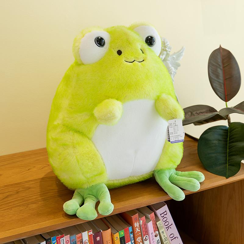 Soft cute frog Doudou plush toy wedding throwing doll children soothing pillow doll machine doll