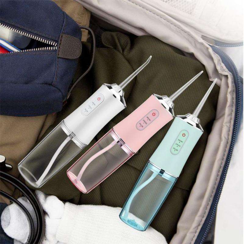Travel Compact Oral Irrigator Dentist Suggest IPX5 Water Flosser Cordless Professional Cleaning for Sensitive Gums
