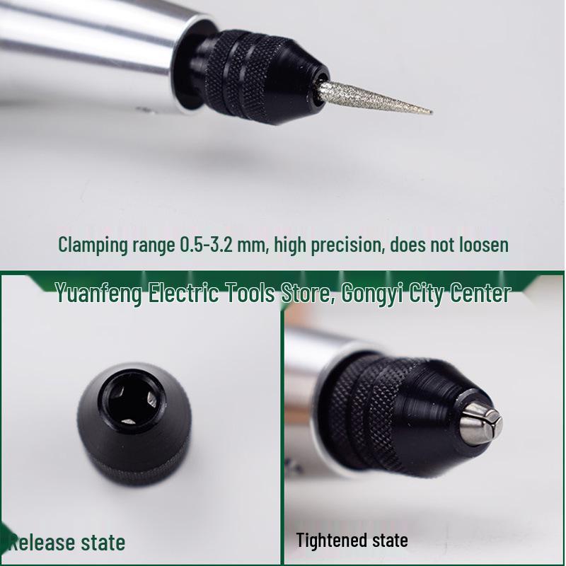 Mini Three-Jaw Electric Grinder Chuck Adapter for Angle Grinders