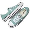Converse Chuck Taylor All Star comfortable, durable, lightweight, low-top canvas shoes for women in green and white