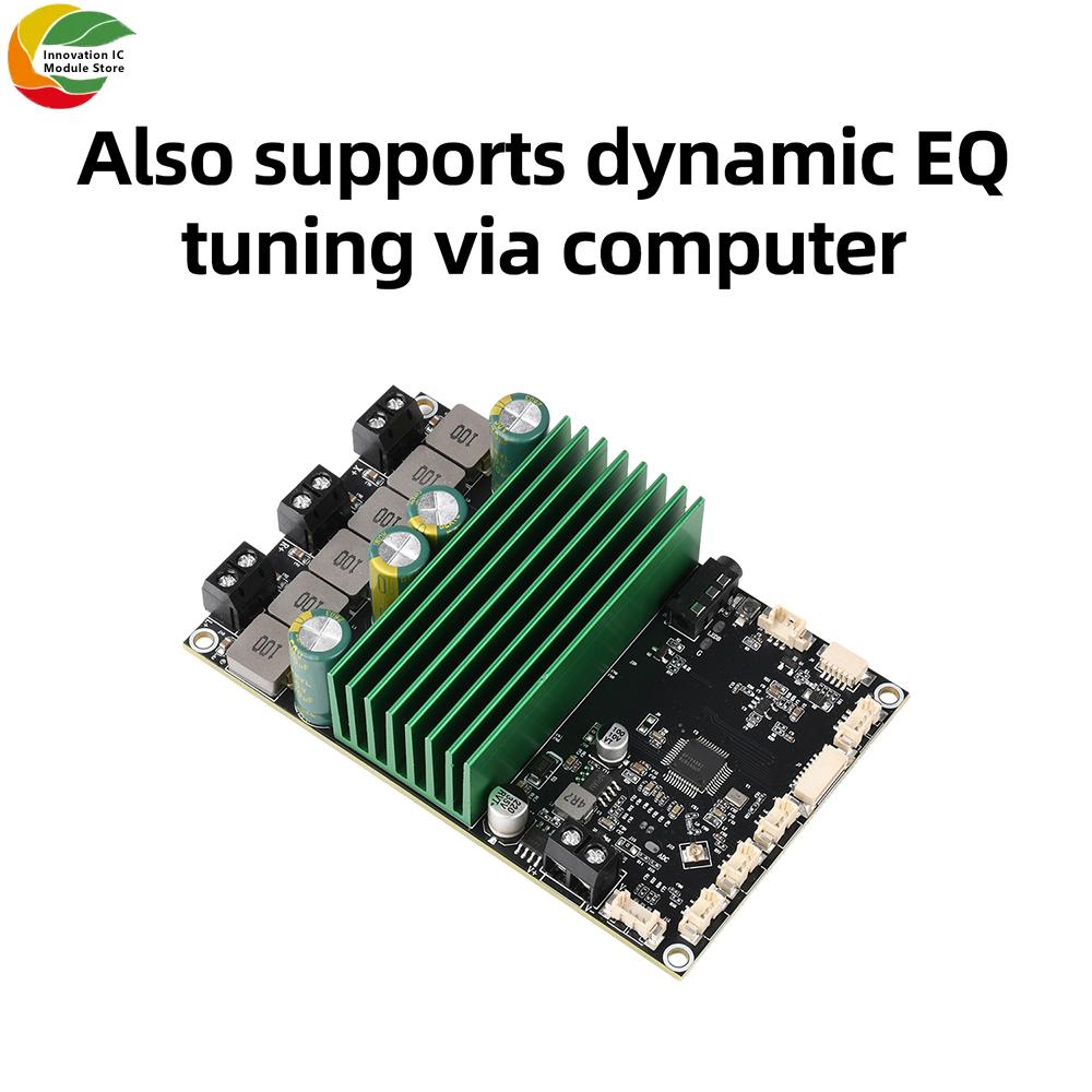 Dc 24V Bluetooth Amplifier Board Tpa3116 Amplifier 2.1 Channel Dual Channel 2 * 50W+100W Supports Mobile App Tuning
