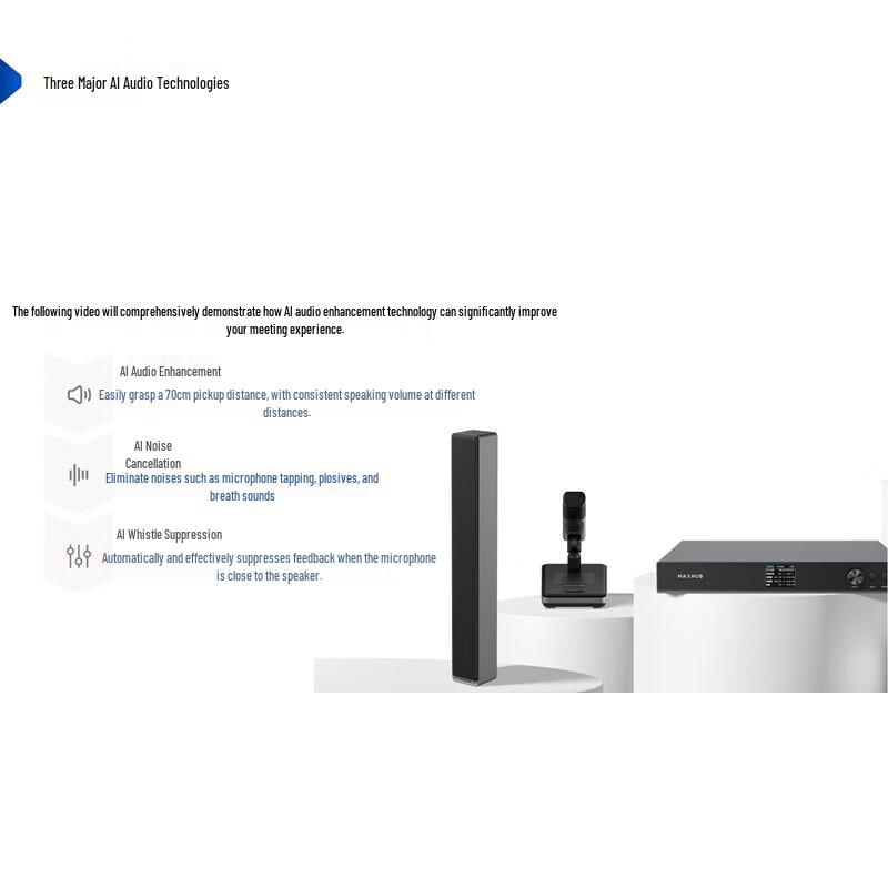 MAXHUB AI Noise Reduction Handheld Microphone (CN version)