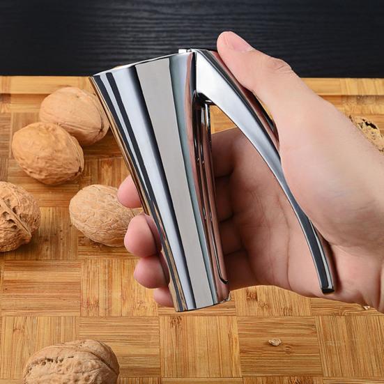 Walnut Clip Convenient Easy Use Zinc Alloy Portable Labor-saving Nut Cracker for Daily Use