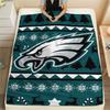 PHI Eagles Printed Flannel Blanket, soft throw for bedroom sofa, washable, fan merchandise, great gift.