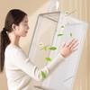1 Piece PVC Foldable Organizers Transparent Waterproof Stackable Storage Bin for Clothes Quilts Dust-proof Drawer Storage Basket