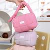 Candy Colored Nylon Cosmetic Case Spacious Storage Bag Travel Toiletry Pouch With Zippers Closure For Ladies Teens