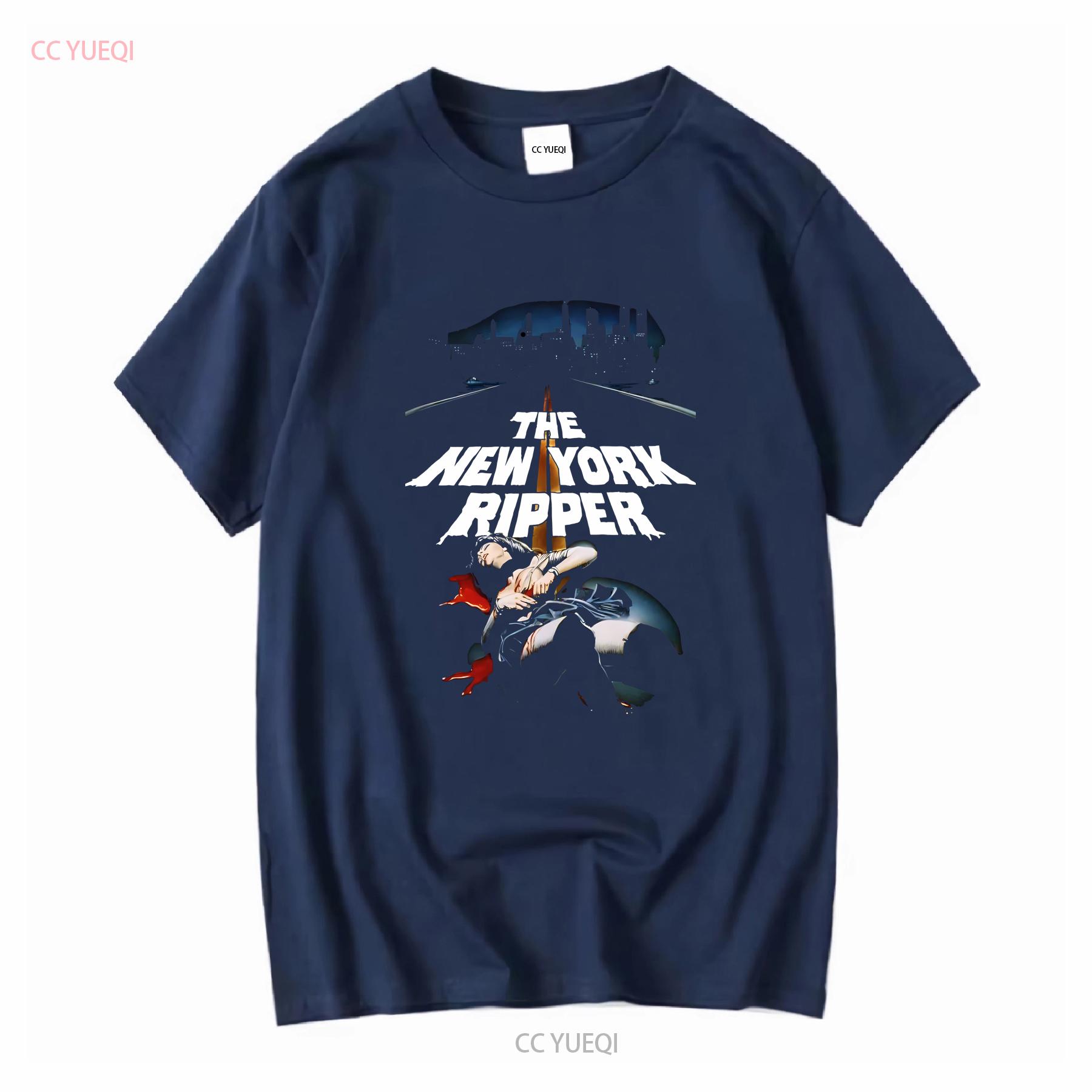 The New York Ripper V1 Lucio Fulci HORROR 1982 T Shirt BLACK ALL SIZES S 5XL vintage Washed graphic Soft fashion Stylish S
