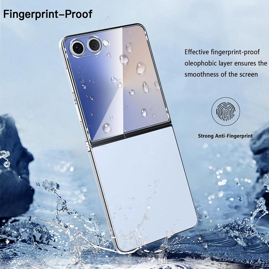 2Pack Tempered Glass Outer Screen Protector For Samsung Galaxy Z Flip 7 Flip 6 5 Film [2 Pack] Screen Protectors for Galaxy Z Flip7 5G Flip6 [2 Pcs]