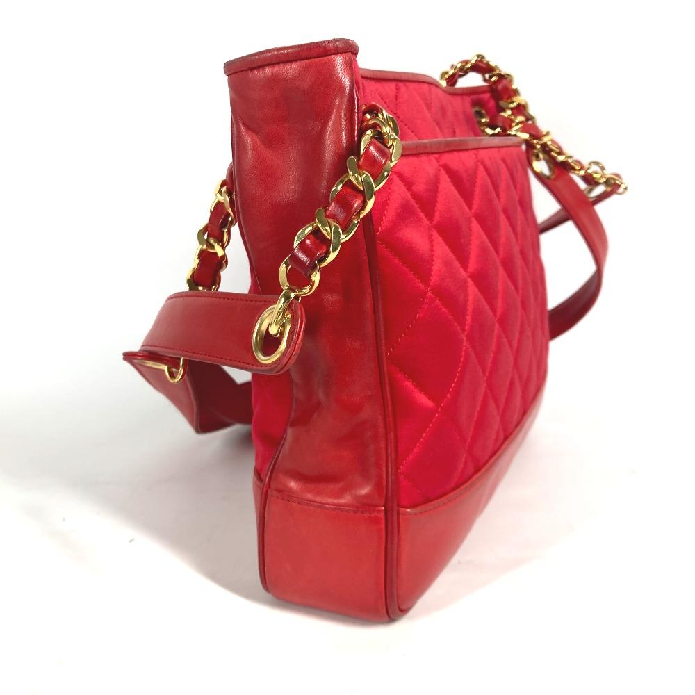 CHANEL Vintage Cocoball Matelasse Quilted Chain Bag Shoulder Bag Tote Bag