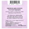 2aN Pure Glass Highlighter, PK02 Pink Bell, 2.7g