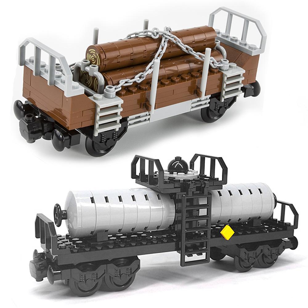 Train Scene Accessories Track Pulley Train Series Flat Base Car Assembly Toys