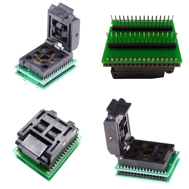 TQFP32 QFP32 To DIP32 IC Programmer Adapter for Transmitters Circuit Board Converters Chip Test Socket Burning