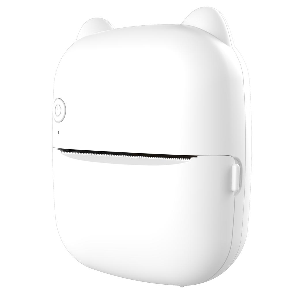Mini Pocket Thermal Instant Photo Printer Label Maker Machine BT Wireless Connect Compatible with Android or iOS APP Support Receipt Label Memo Stick