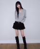 Rose Franz Rose Cancan Mini Skirt [Black]