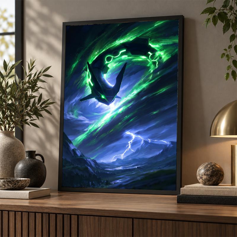 5D Diamond Painting Rayquaza DIY Full Drill Diamond Art Kit Home Decoration