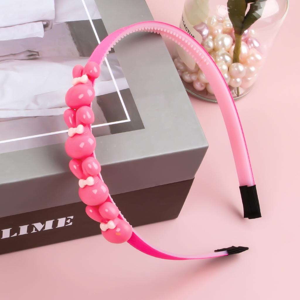 1pc Cute Girls Rabbit Headbands Candy Color Plastic Hairbands Headband Children Kids Party School Hair Accessories