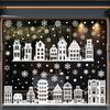 Christmas Window Sticker Merry Christmas Decorations For Home 2025 Christmas Ornament Xmas Navidad Natal Gifts New Year 2026