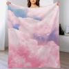 Candy Sky Throw Blanket Cozy Light Blanket for Travel Camping Picnic