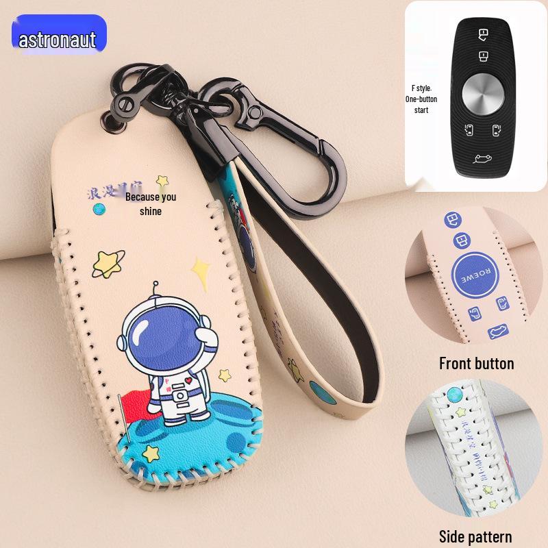 Roewe iMAX8 Key Case: High-End Cartoon Buckle Shell for MPV Business Car