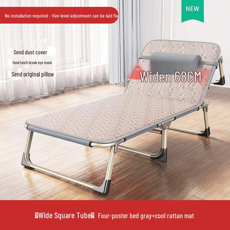 Reinforced Multifunctional Folding Recliner Bed for Home and Office