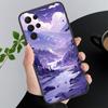 Landscape Moon Night River Mountains Art Phone Case For Samsung S26 S25 S24 S23 S22 Ultra S23 S22 S25 Plus S24 FE S26Edge