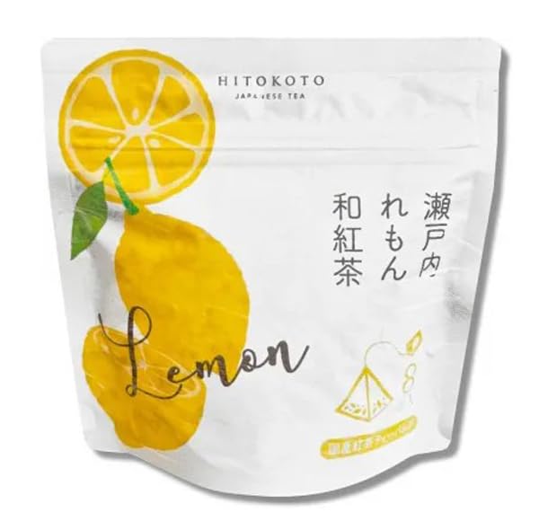 Kanei Hitokoto Seicha Setouchi Lemon Japanese Black Tea 2g X 8