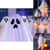 Halloween Kids Costume Ghost Cape For Boys And Girls Cosplay Dress-up White Spirit Costume