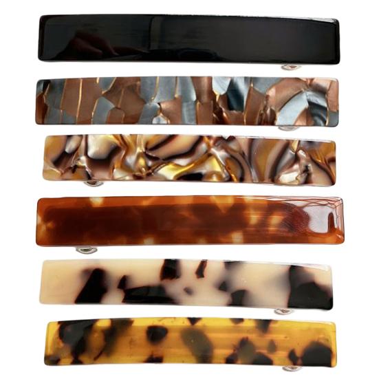 Spring Hairpin French Acetate Decor Hair Clips Versatile Color Hair Organizer Hair Accessory Hair Styling Tool