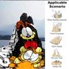 1ks Garfield Přátelé Flanelovádeka HD Potisk Lehká Měkká Teplá Celoroční Deka na Pohovku, Postel, Cestování, Kempování Lze Prát v Pračce