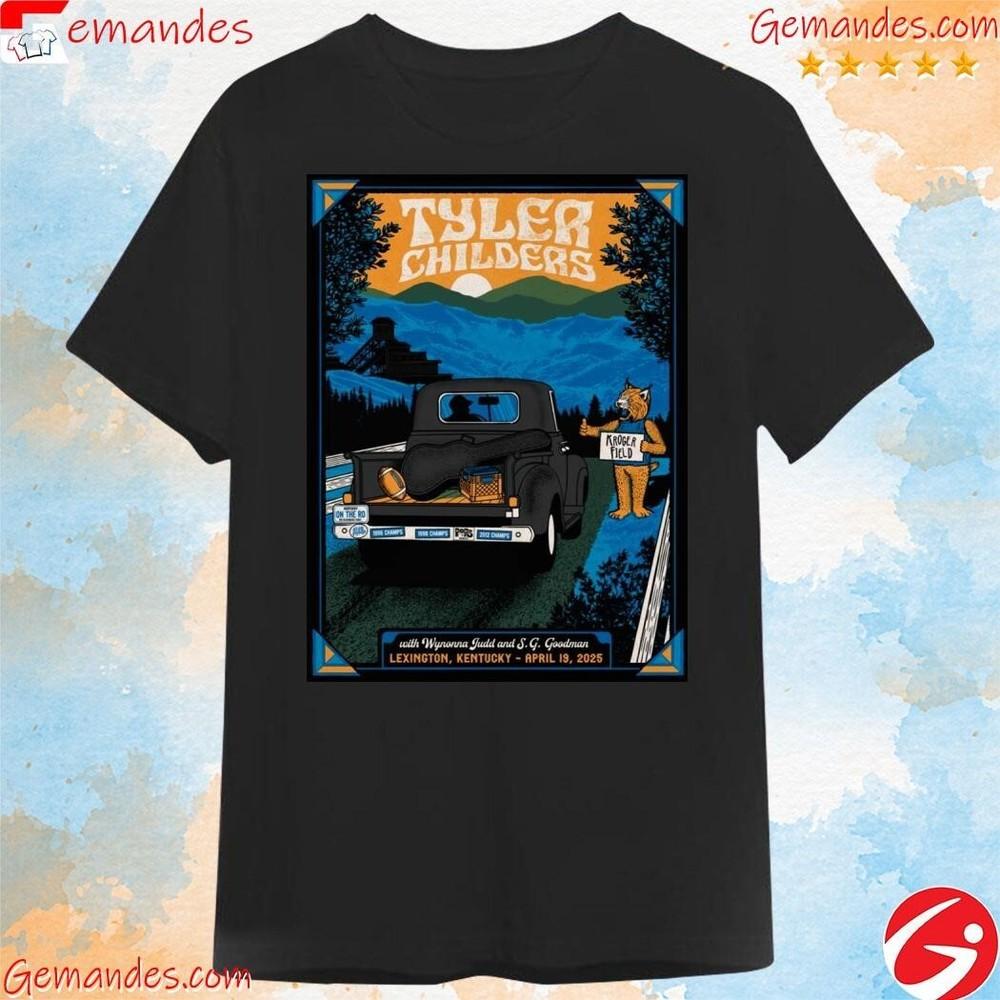 

Tyler Childers Kroger Field Lexington Ky Apr 19 2025 Concert Poster Tshirt Unisex T-Shirt XXXXL