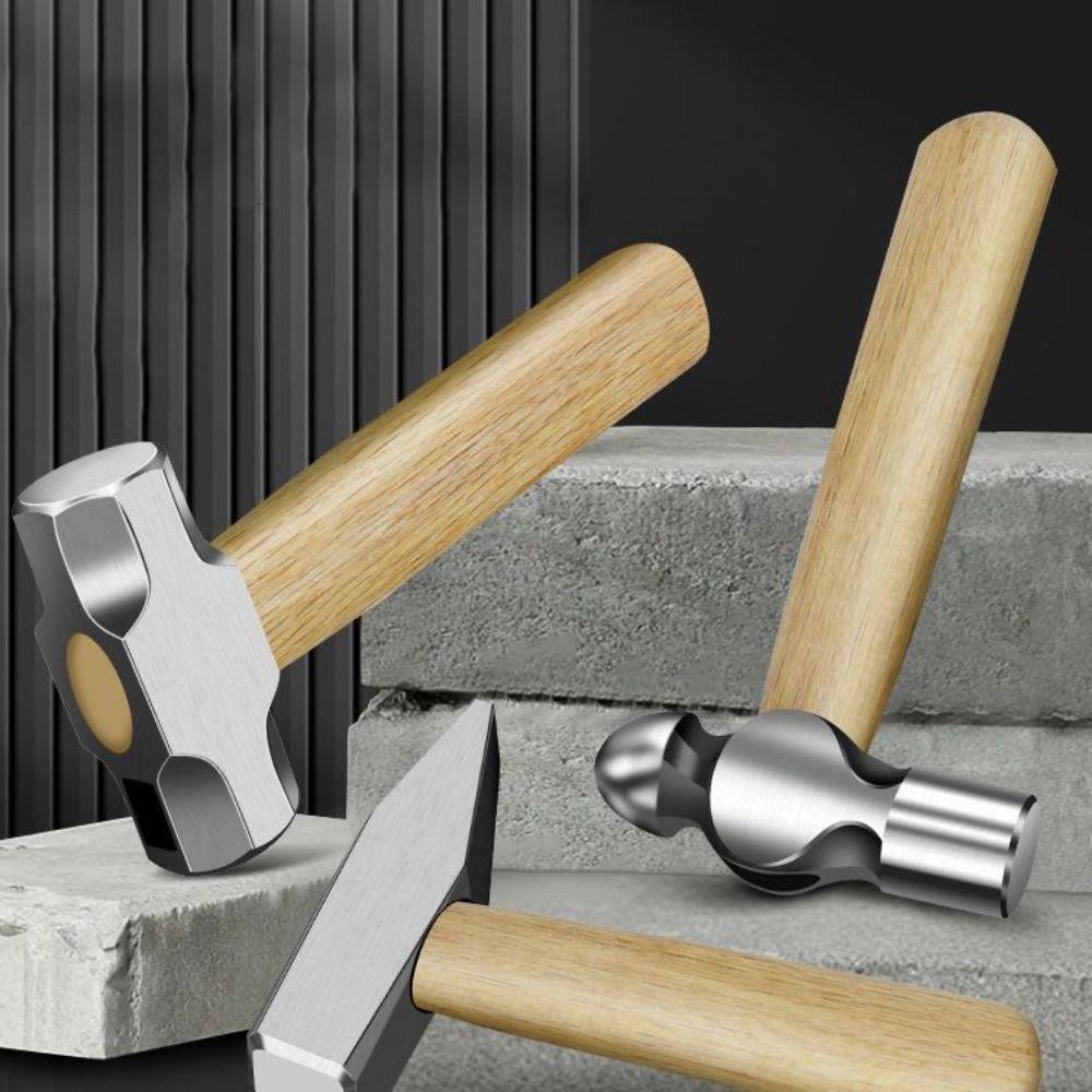 Mini Fitter's Hammer Short Handle Claw Hammer Multifunctional Ball Peen Hammer  Woodworking