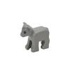 MOC City Animal Building Blocks Goat Wolf Penguins Eagle Goat Rabbit Pet Cat Dog Dairy Cattle Accessories Mini Bricks Toys Gifts