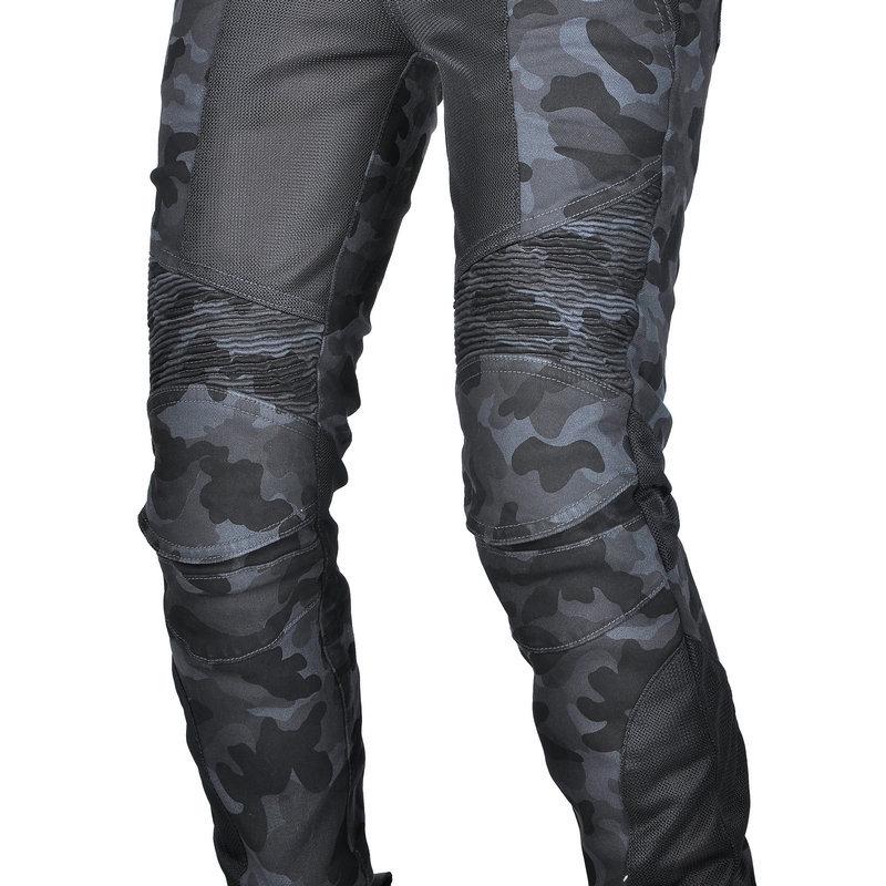 Jeans Moto LOONG BIKER Estivi Mimetici Slim Fit: Pantaloni da Equitazione Traspiranti Anti-caduta
