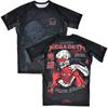 2026 Hardcore Metal Style Skull Samurai Fighting Suit, Unisex T-shirt, Quick-drying and Breathable Sports Training Short Sleeve