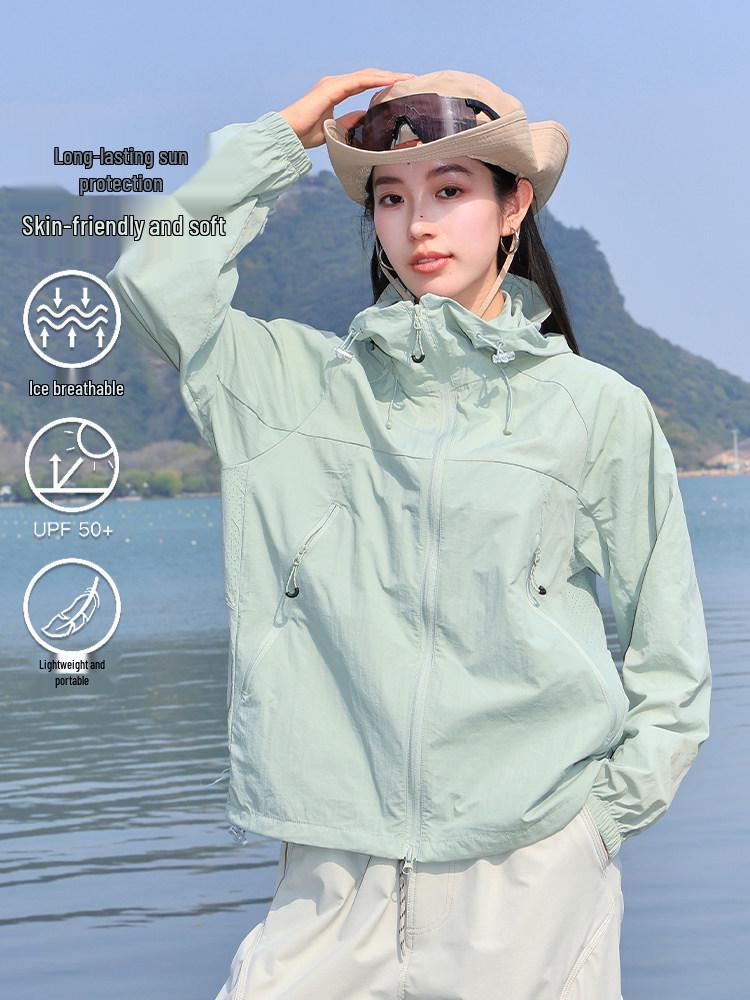 Unisex Mountain-Style UV Protection Jacket: Stylish, Breathable Ice Silk for Summer Hiking
