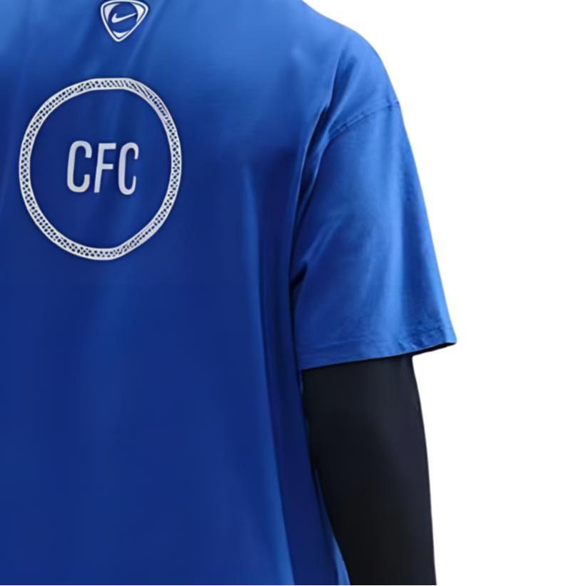 Nike Total 90 Chelsea Football Club Crew Neck Short Sleeve Solid Color Letter T-Shirt Men Tops HV4898-480