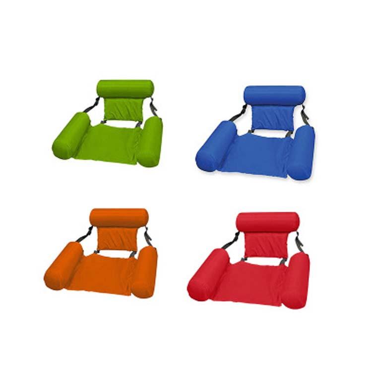 2021 New PVC Summer Inflatable Foldable Row Swimming Pool Water Hammock Air Mattresses Bed Beach Water Sports Lounger Chair