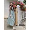 French Skirt Seaside Vacation Dress Women's Summer Niche Design Sense Loose Sleeveless Vest Skirt Beach Dress